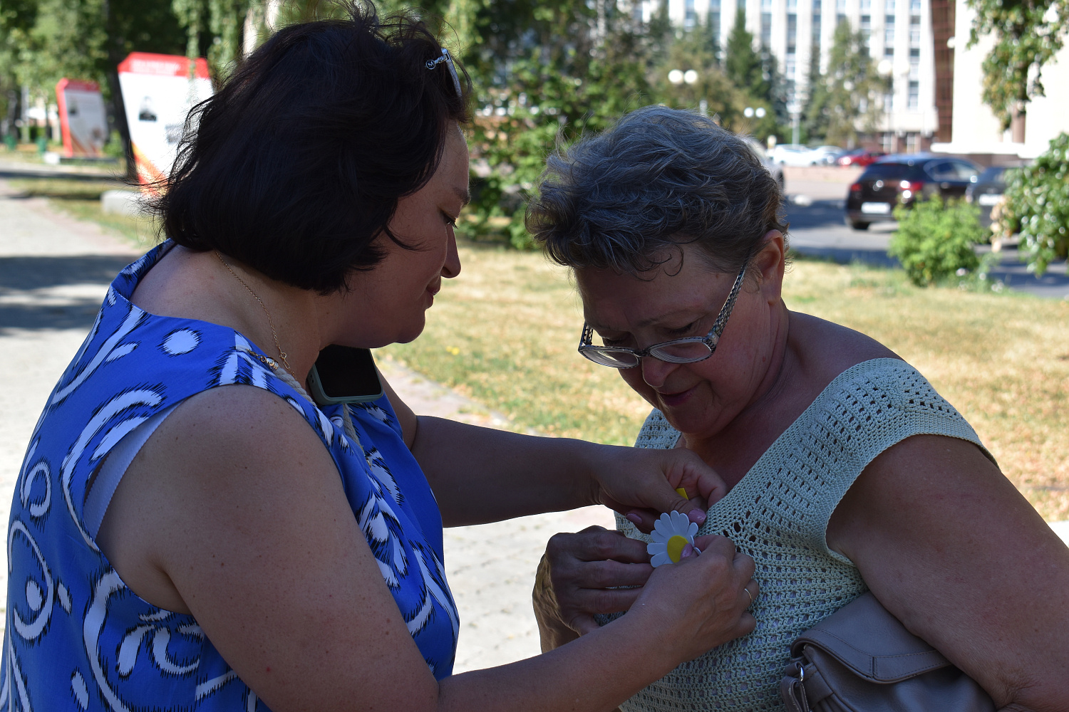 Состоялся мастер-класс «Ромашковое настроение»