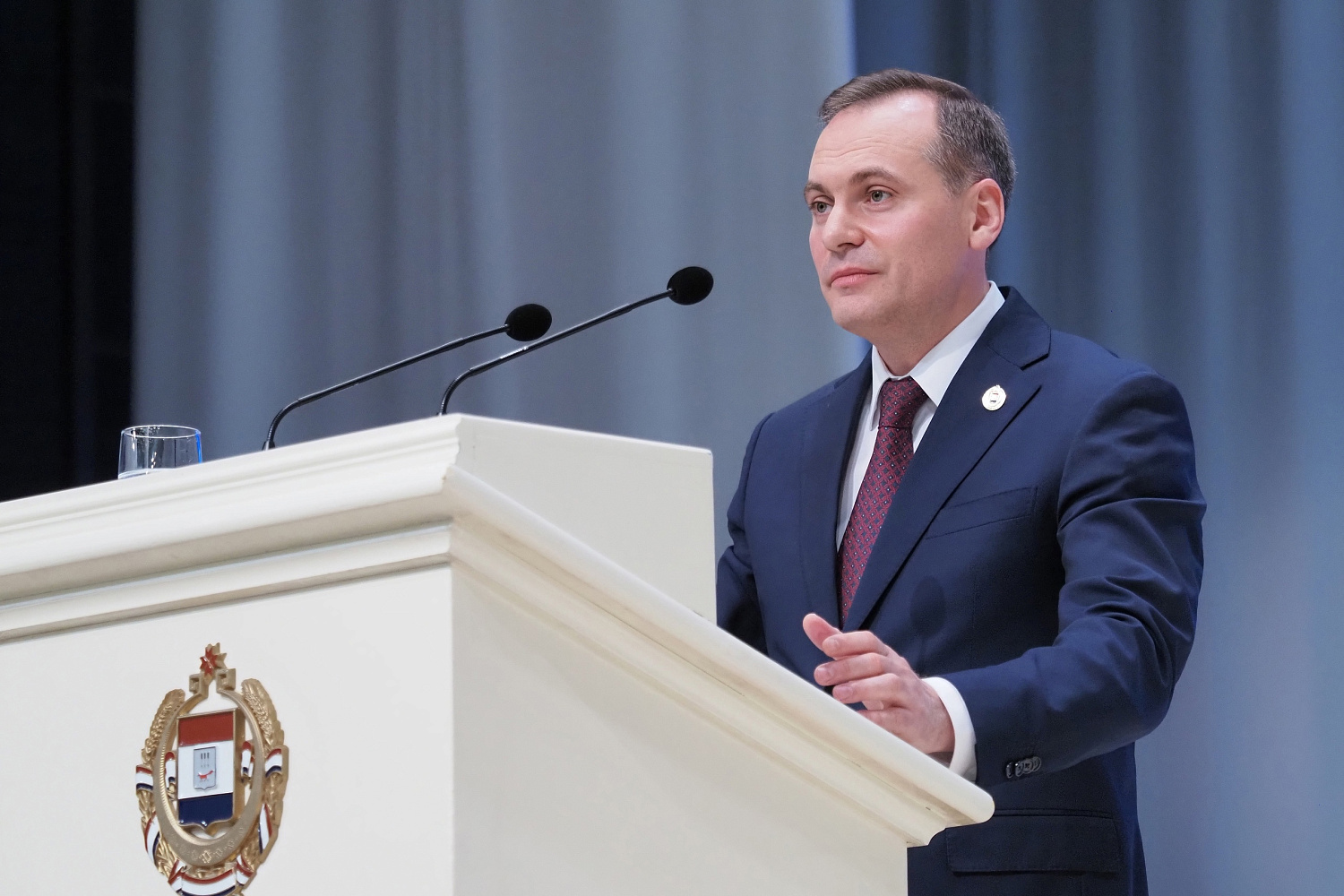 Церемония оглашения традиционного Послания Главы Мордовии Государственному Собранию республики